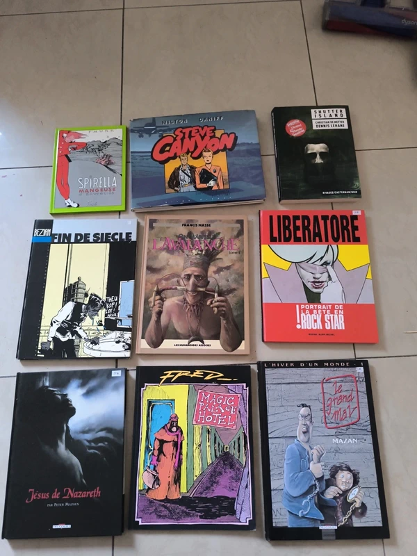 Lot 9 BD anciennes eo