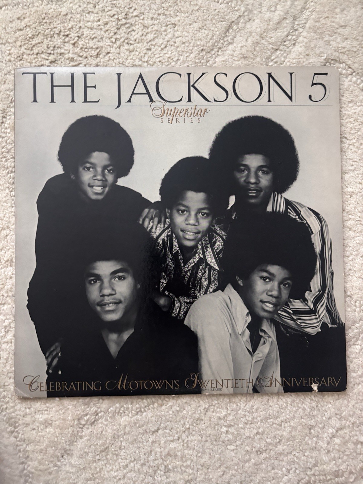 The Jackson 5 Superstar Series LP Album 1980 Motown 20th Anniversary VG+ Michael