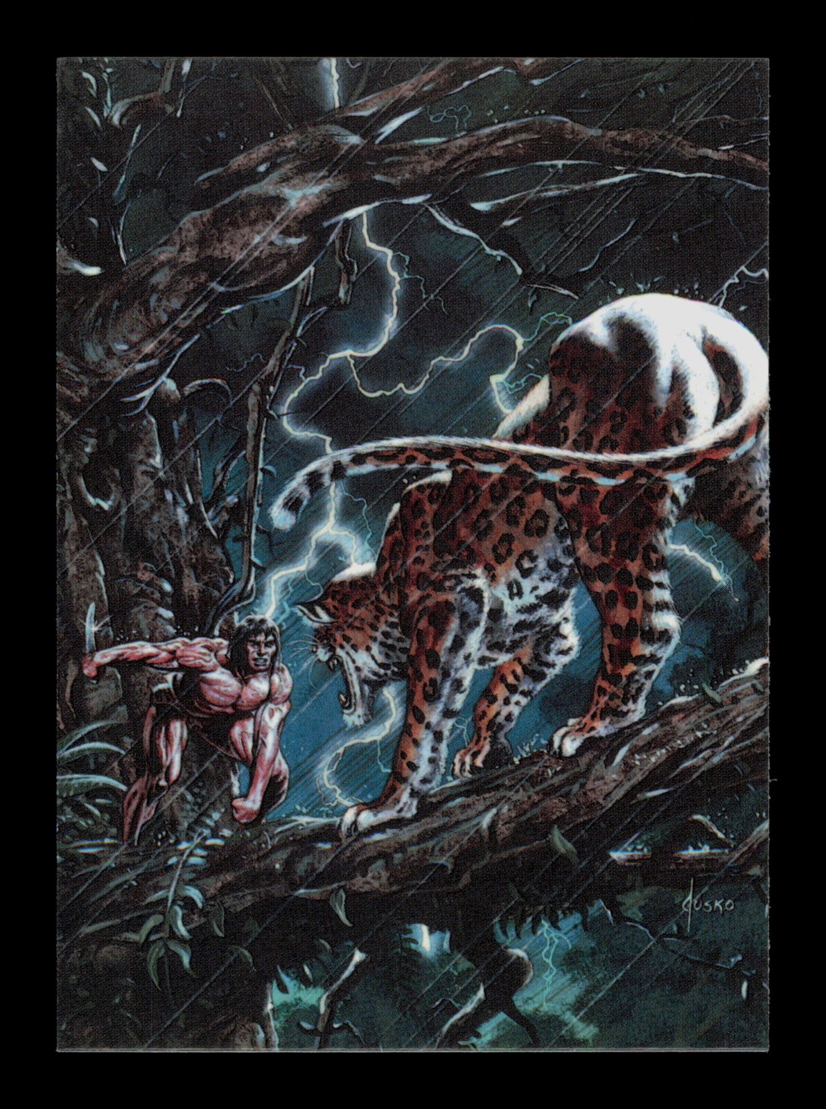 Territorial Defense Sparkler Comics #14 Joe Jusko's FPG Trading Card TCG CCG