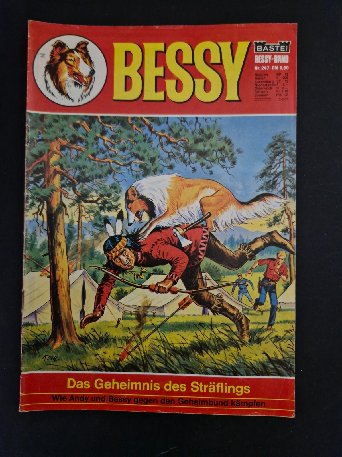 Fumetto Bessy n.247 (Bastione 1ª Edizione) Z1-2