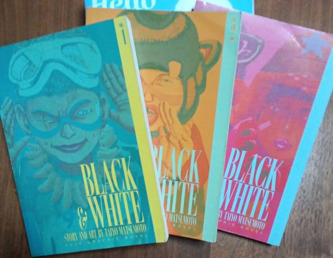 Tekkonkinkreet versione inglese set 3 libri rari BIANCO E NERO