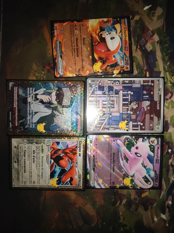 Cartes Pokémon 30 ans
