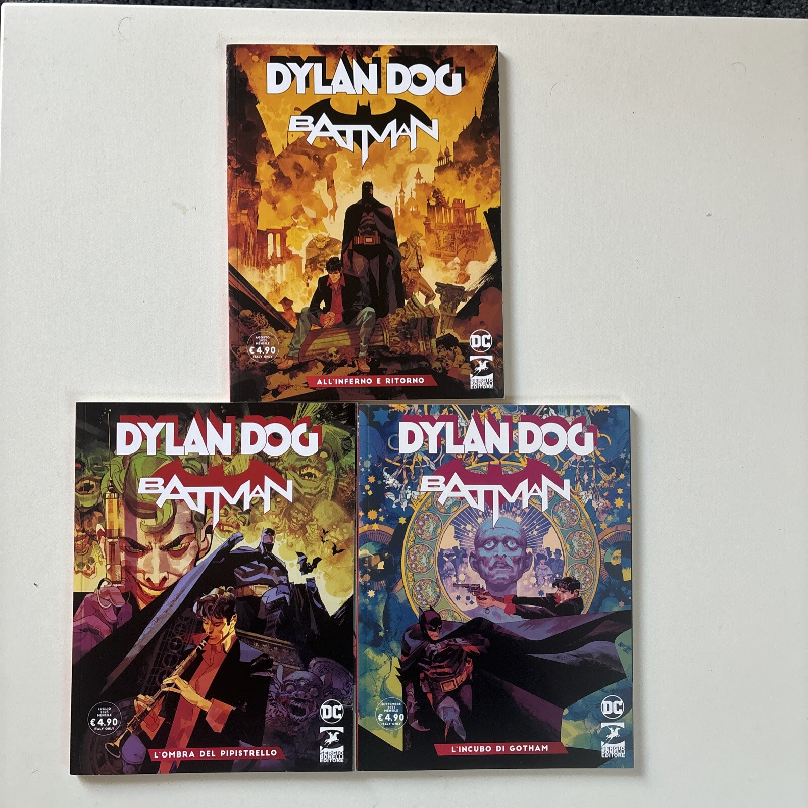 **SERIE COMPLETA DYLAN DOG & BATMAN N 1 - 2 - 3  DA MAGAZZINO*
