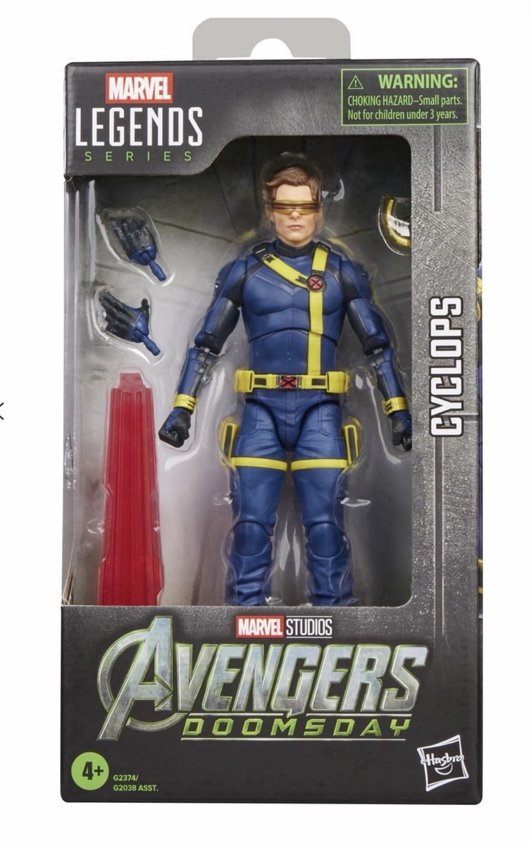 Marvel Legends Series Avengers: Doomsday Cyclops Figure w/ Alt Head Hands FX