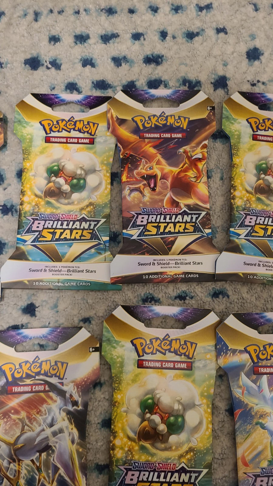 Pokemon Cards - Sword & Shield: Brilliant Stars -BLISTER BOOSTER PACK (10 Cards)