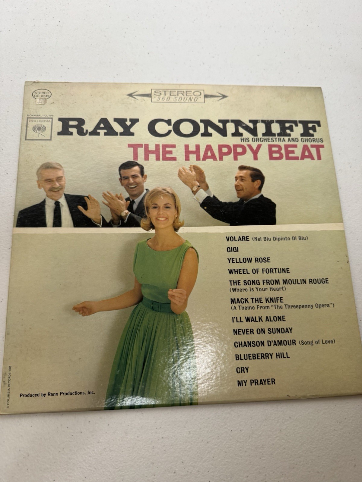 Ray Conniff The Happy Beat LP Vinyl Record Columbia CS 8749 Stereo 1963