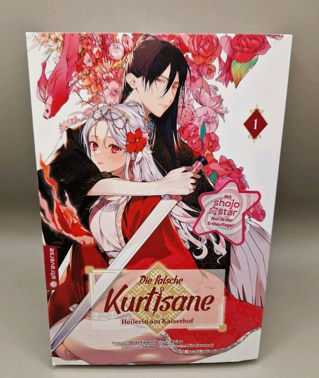 La falsa cortigiana guaritrice alla corte imperiale volume 1 - manga anime ⚡️