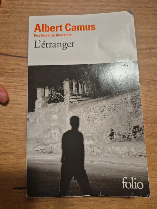 Livre L’étranger Albert Camus