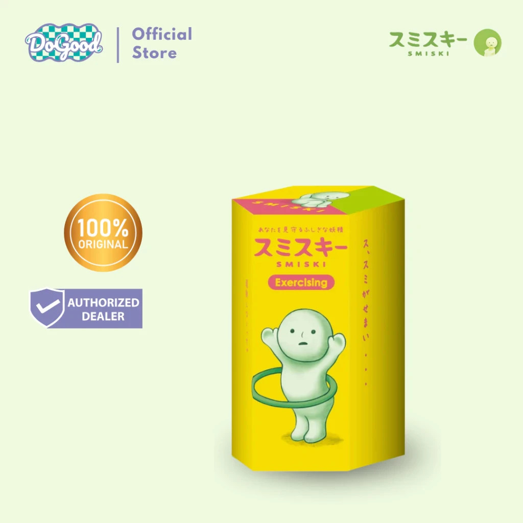 SMISKI Glow In The Dark Blind Box serie esercizi (+ 1 personaggio casuale)
