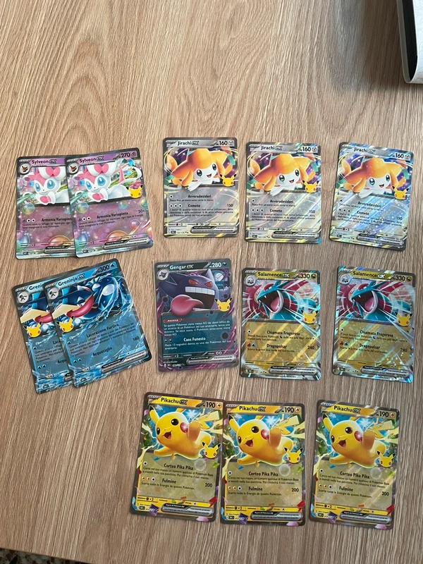 Lotto carte ex 30esimo anniversario ita