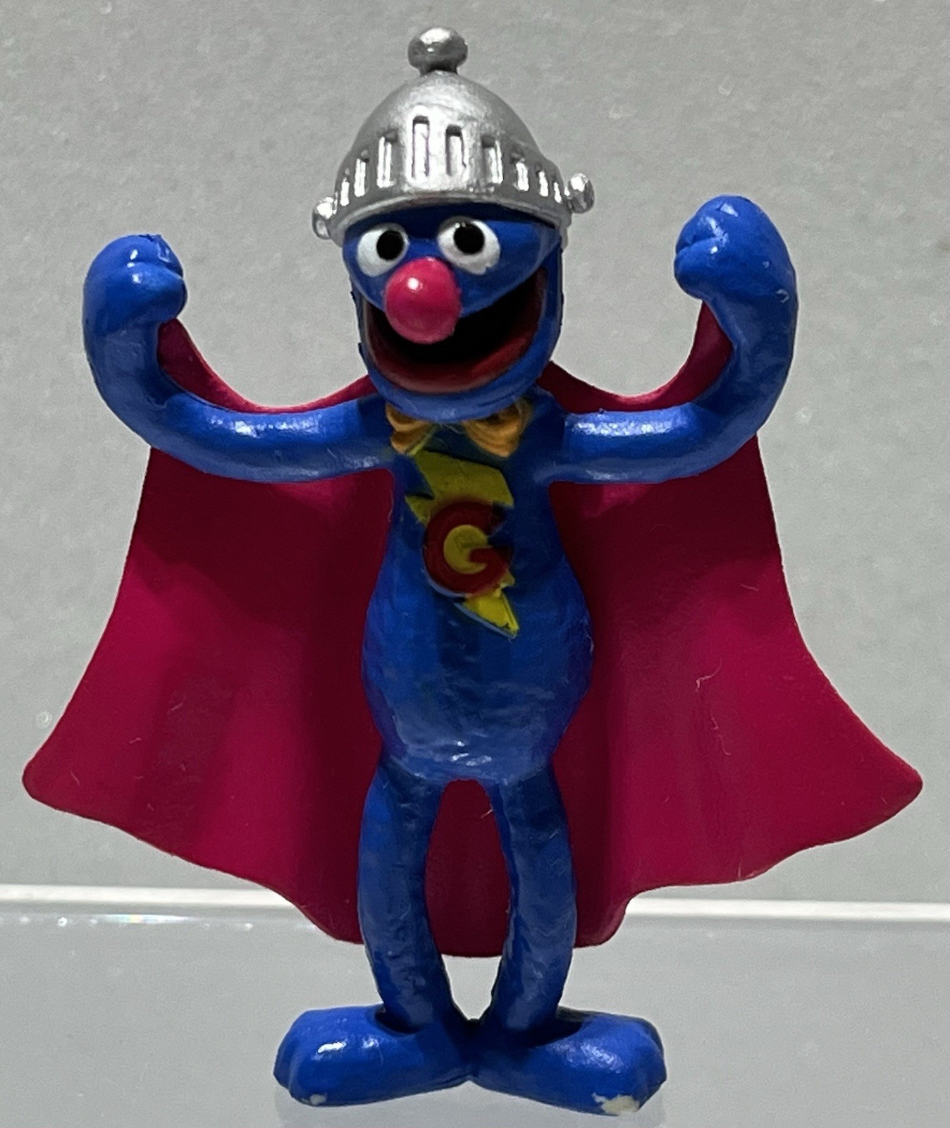 Sesame Place Super Grover 2,5" Modellino PVC Cake Topper