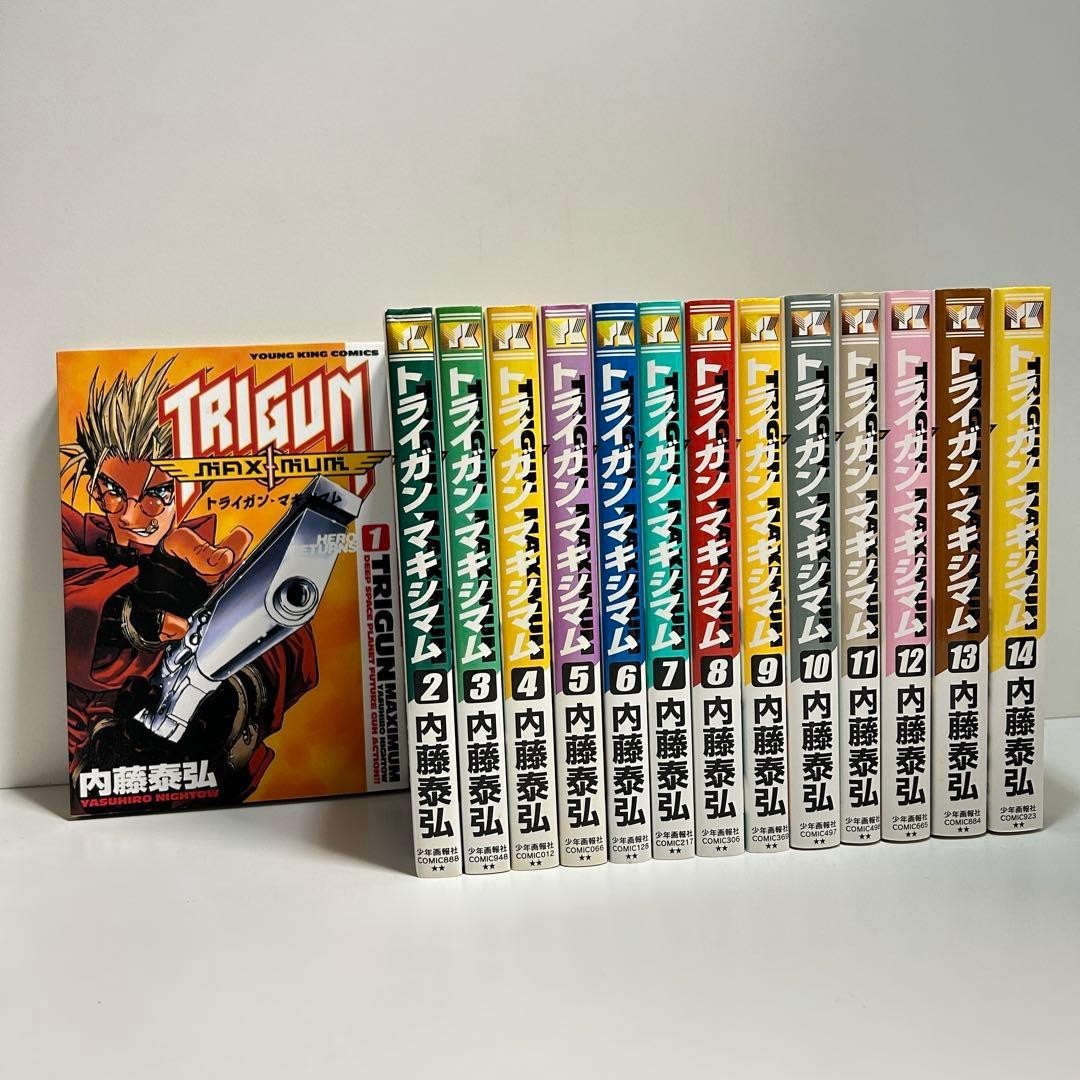 TRIGUN MAXIM Manga Vol.1-14 Set Completo Fumetti Giapponesi Usato Collezione JPN