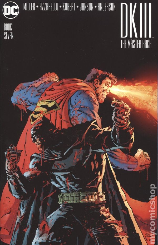 Dark Knight III Master Race #7A Kubert VF 2017 immagine stock