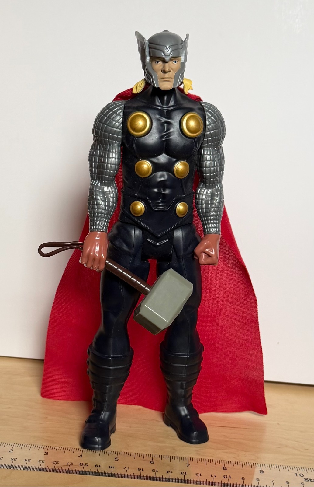 Modellino Marvel Avengers Titan Hero Series 2013 Gold Armor Thor 12" pollici