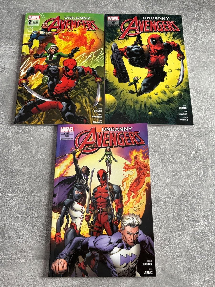 Uncanny Avengers (tutto nuovo 2016) 1-3 (Z1), Panini