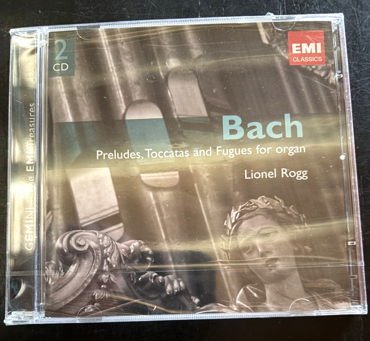 Bach Preludes Toccatas and Fugue for Organ Lionel Rogg 2CD NEW