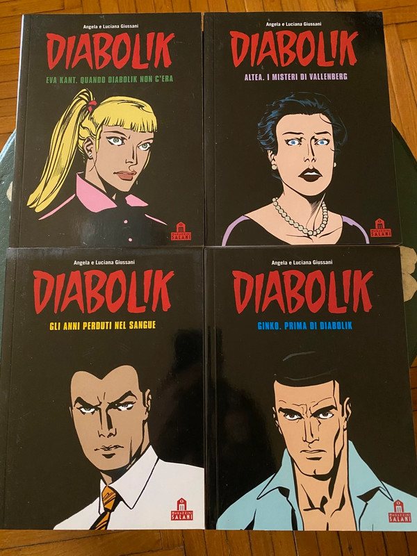vendo 4 Diabolik nuovi- in blocco- mai letti!