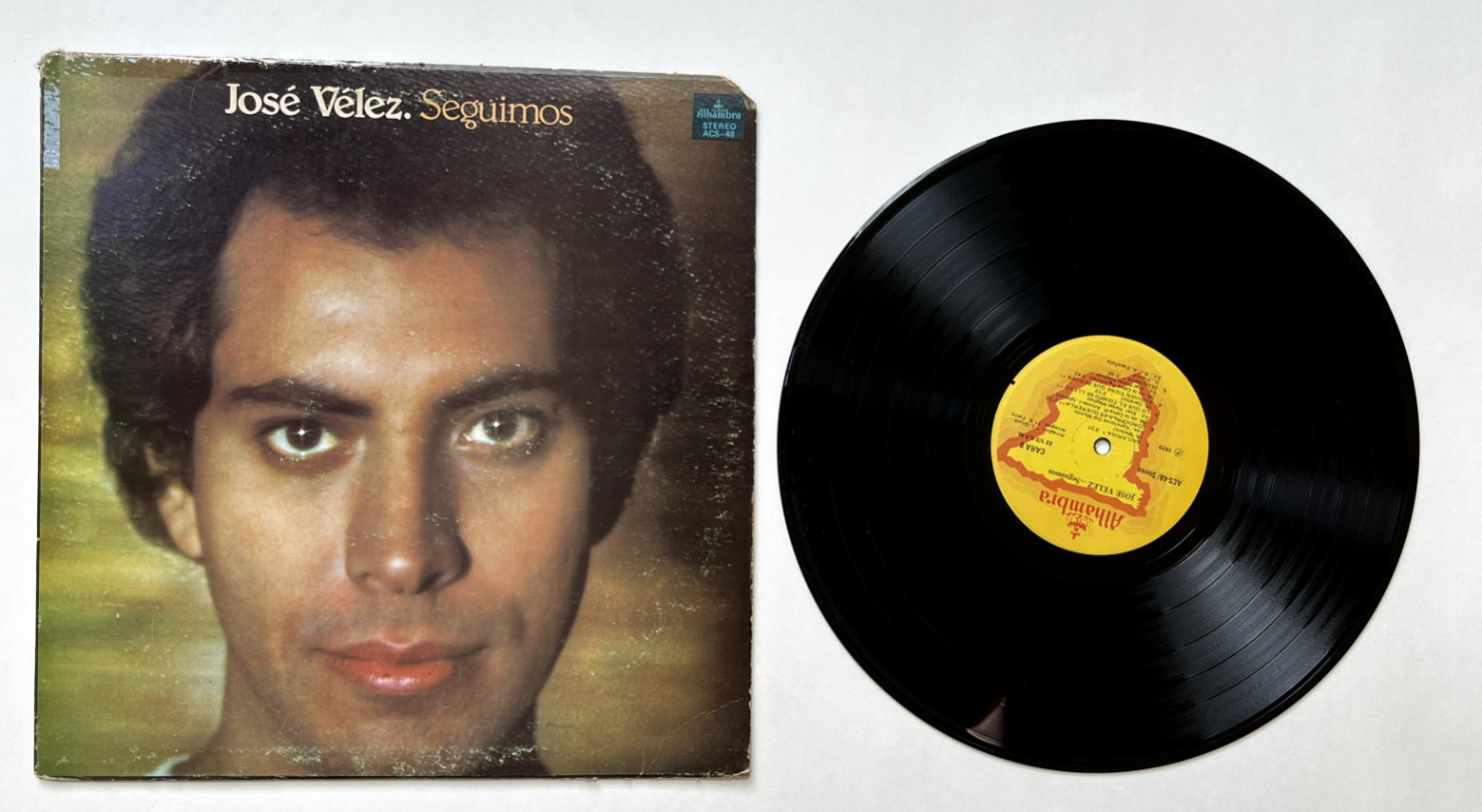 Jose Velez Seguimos ALHAMBRA ACS-48 LP Vinyl Record, Ships Fast! Vintage 1979,