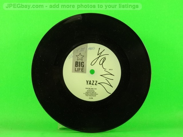 YAZZ TREAT ME GOOD (PLAIN SLEEVE) (1) (137) 7" BIG LIFE
