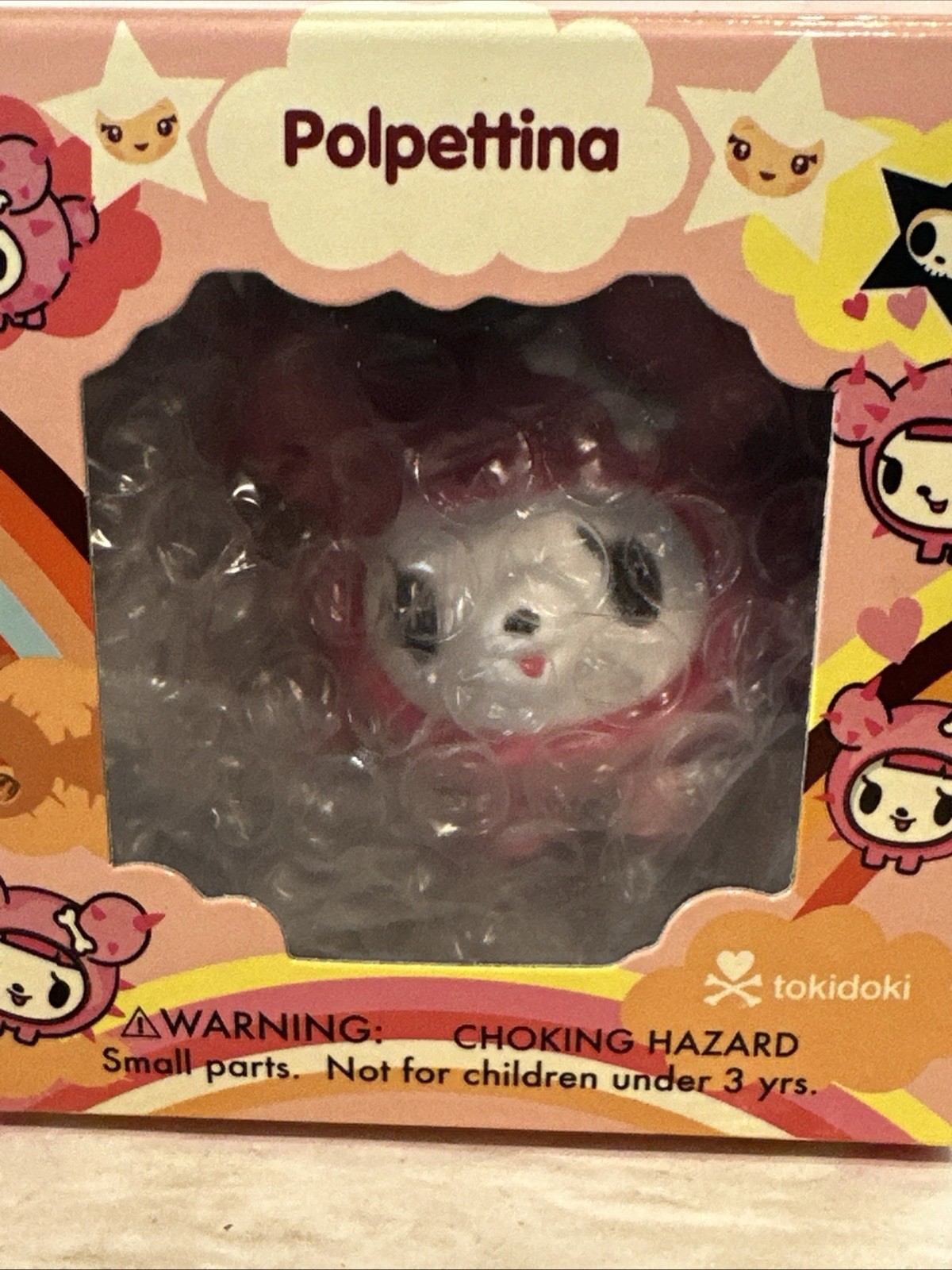 Rara figurina vintage 2006 STRANGECO tokidoki Polpettina in vinile artistico da collezione