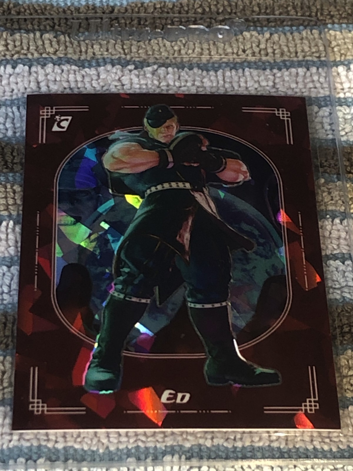 Cardsmiths Street Fighter Serie 1 #44 Ed Rubino Gemma Rifrattore 25/25 OMEGA