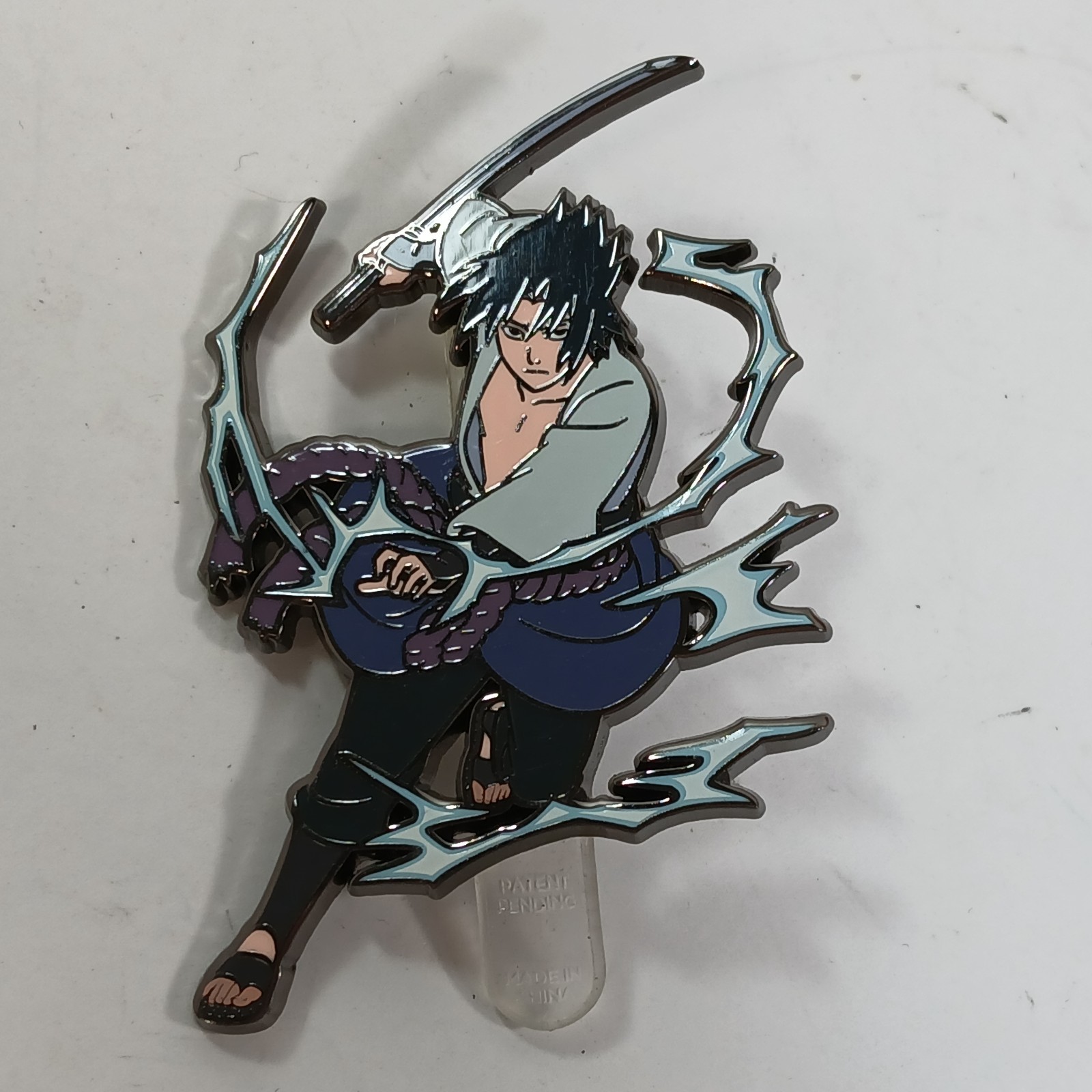 SASUKE NARUTO SHIPPUDEN FIGPIN SHONEN JUMP ANIME 3" MISP HTF