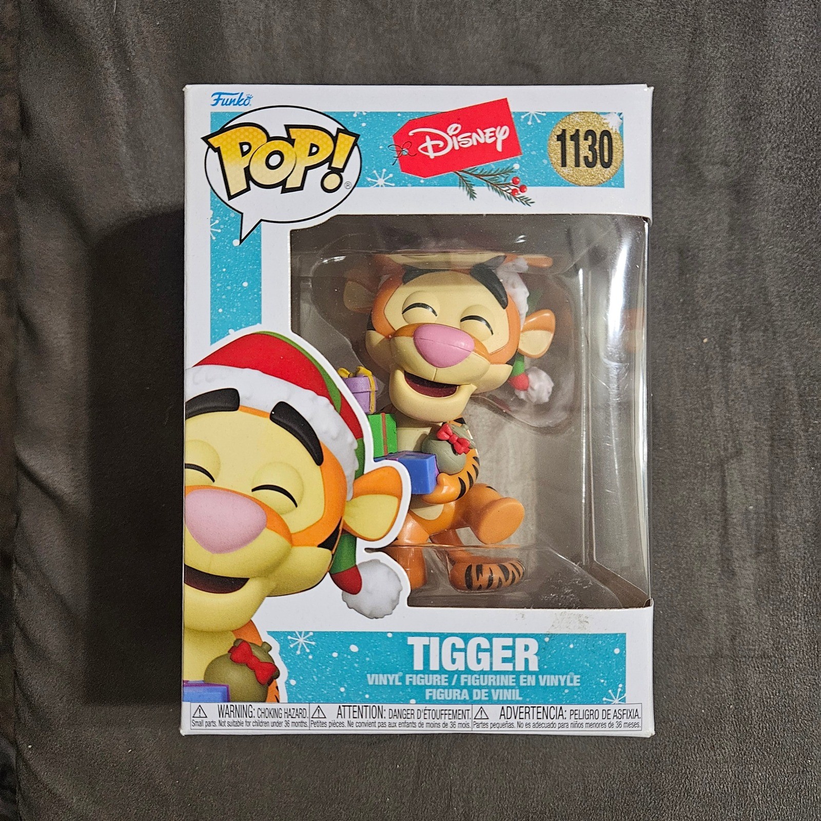Funko Pop Disney Holiday Tigger 1130 Figura in Vinile Natale Winnie the Pooh Nuovo