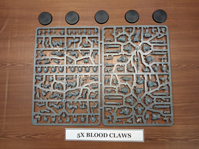 X5 Blood Claws Space Wolves for Space Marines Warhammer 40k