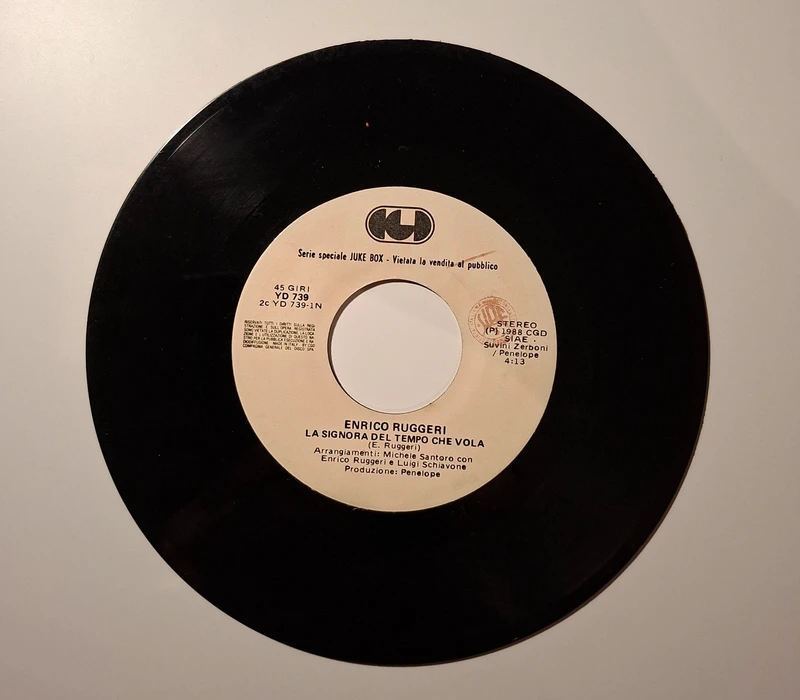 Enrico Ruggeri jukebox 7"