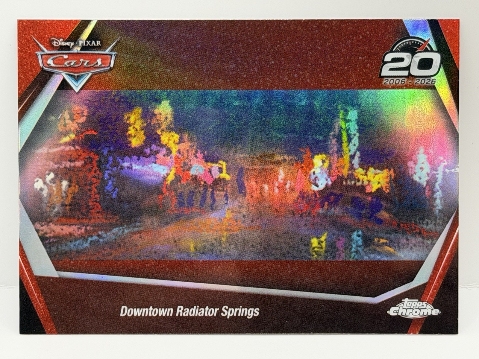 Molle radiatore Cars-2026 TOPPS Disney PIXAR Downtown inserto 20 anni CRS-10