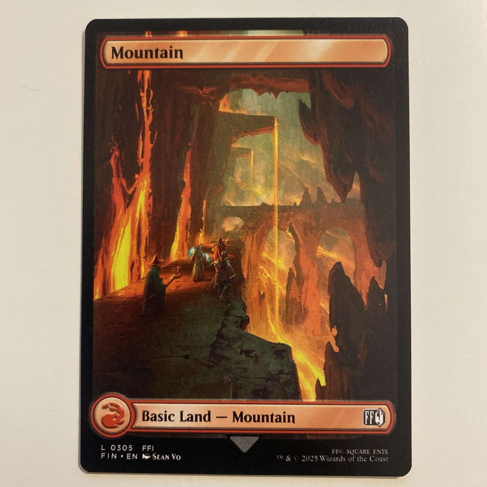 MTG Mountain #305 Land Final Fantasy FIN MTG NM