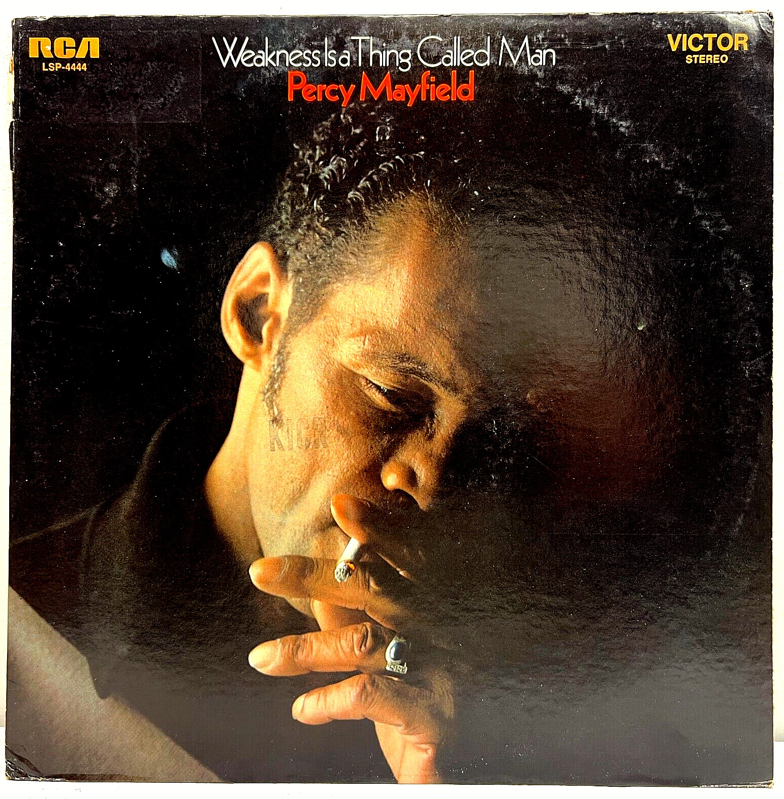 Percy Mayfield Weakness Is A Thing Called Man 1970 Vinyl RCA Records 1st Press