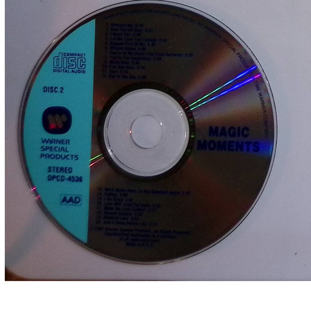 Various Artists Magic Moments Warner CD Tested and Works