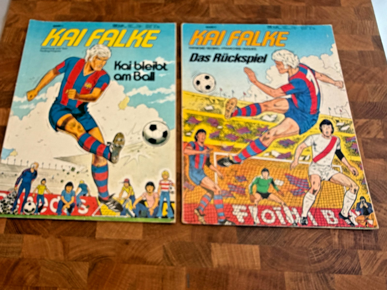 Coralle Verlag™Zack™Kai Falke fumetto lotto 2 fascicoli rilegatura tedesco 1978 a colori