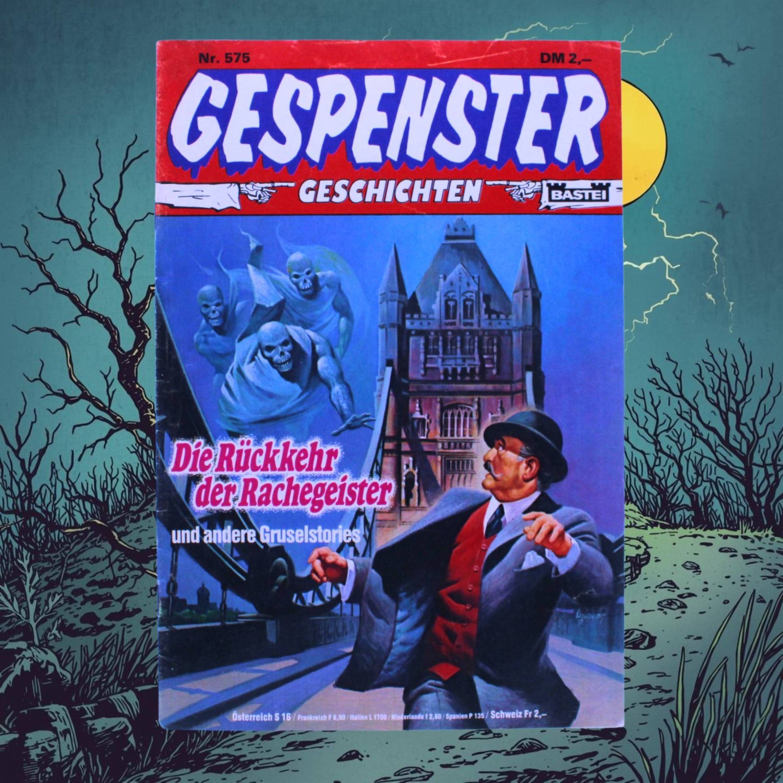 Storie di fantasmi 575 Bastione fumetto 1985 Il ritorno degli spiriti della vendetta