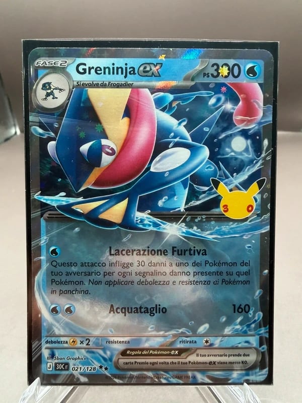 Pokémon Greninja ex 021 30C 30esimo anniversario
