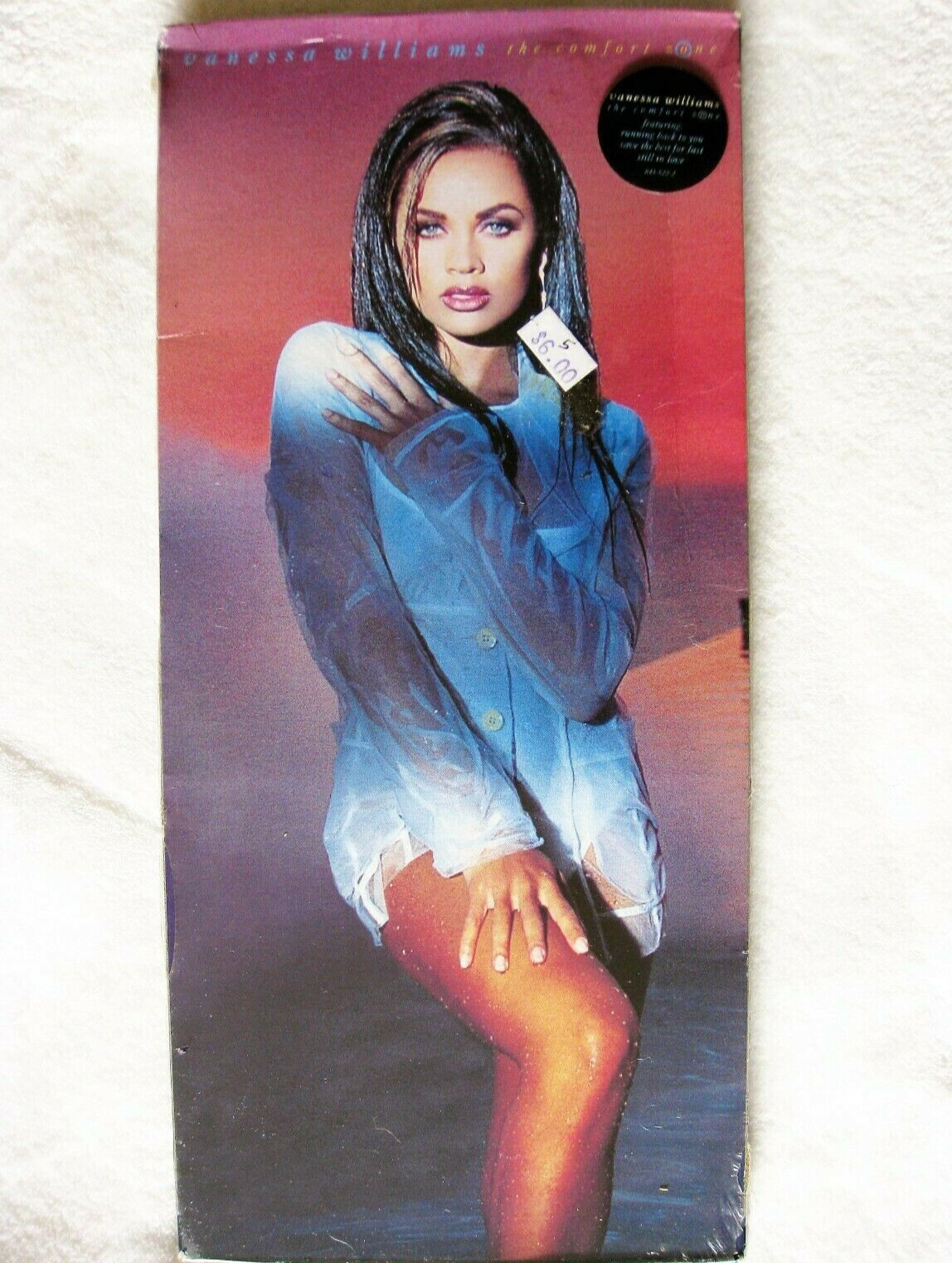 VANESSA WILLIAMS CD COMFORT ZONE SEALED LONGBOX BOX SET DISC PROMO HYPE STICKER