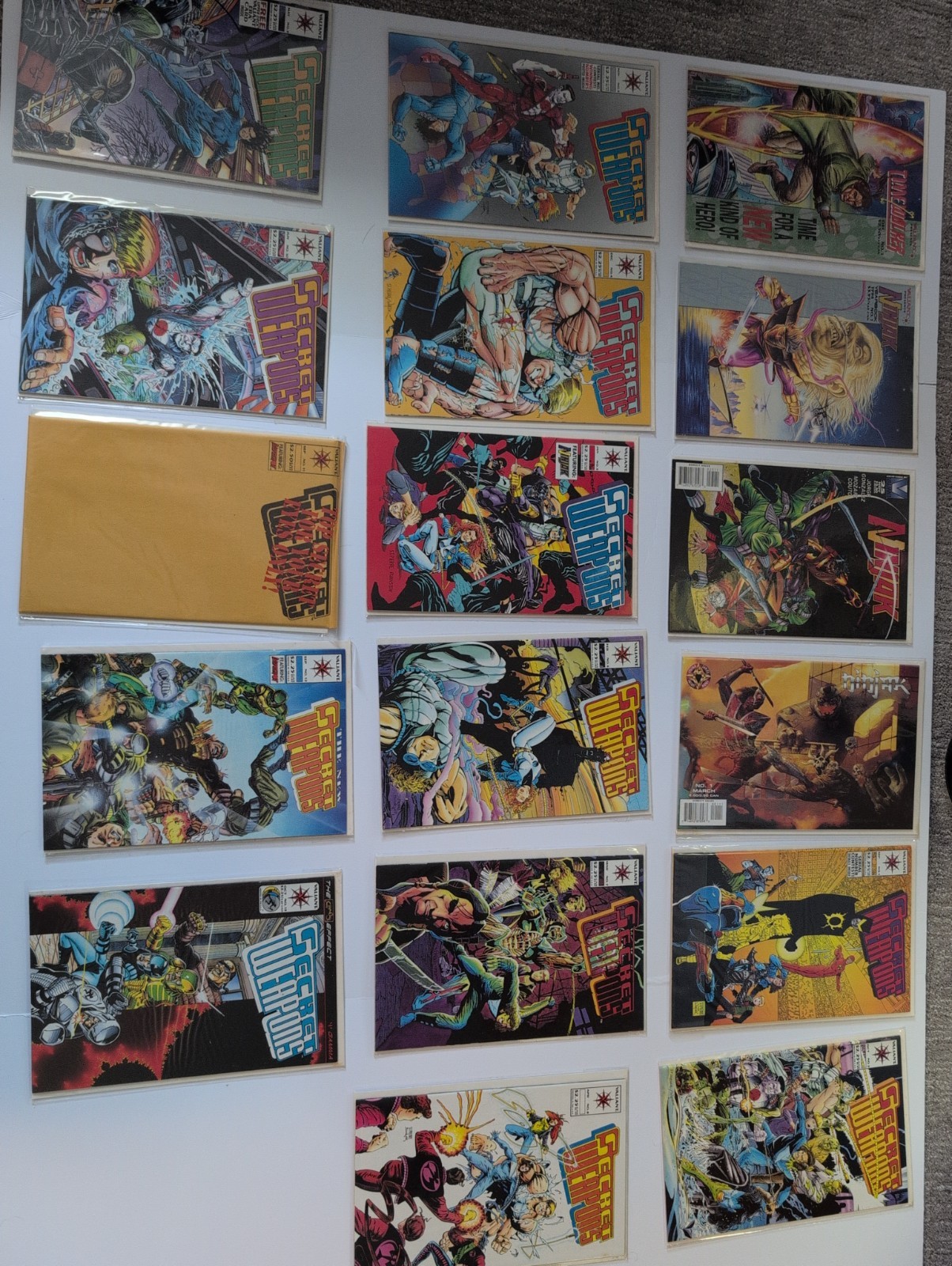 Comic Book Lot. Secret Weapons 1- 13, Time Walker #1, Ninjak #1 & 25