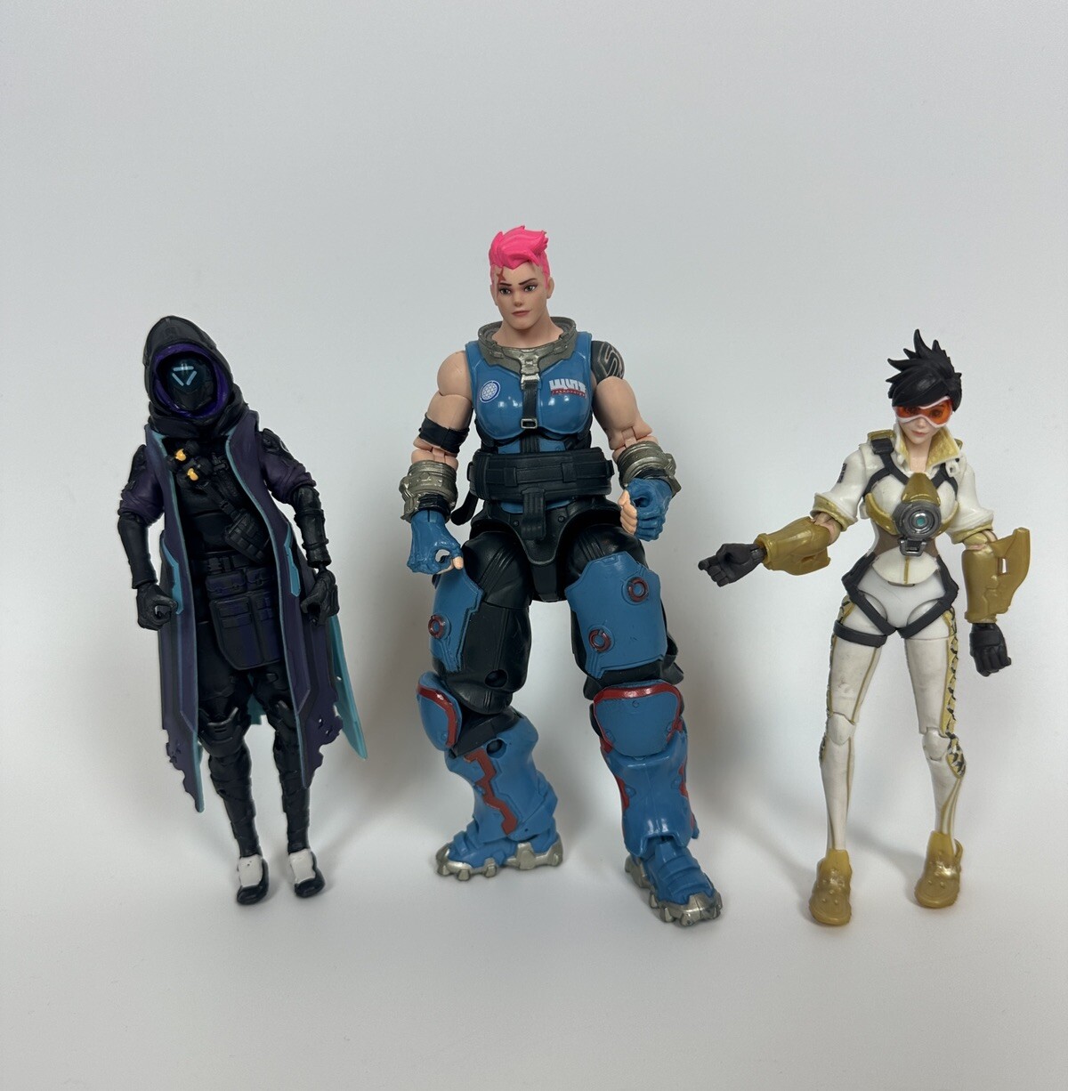 Lotto 3 action figure Hasbro Overwatch - Zayra Ana Shrike Suit Sniper Tracer