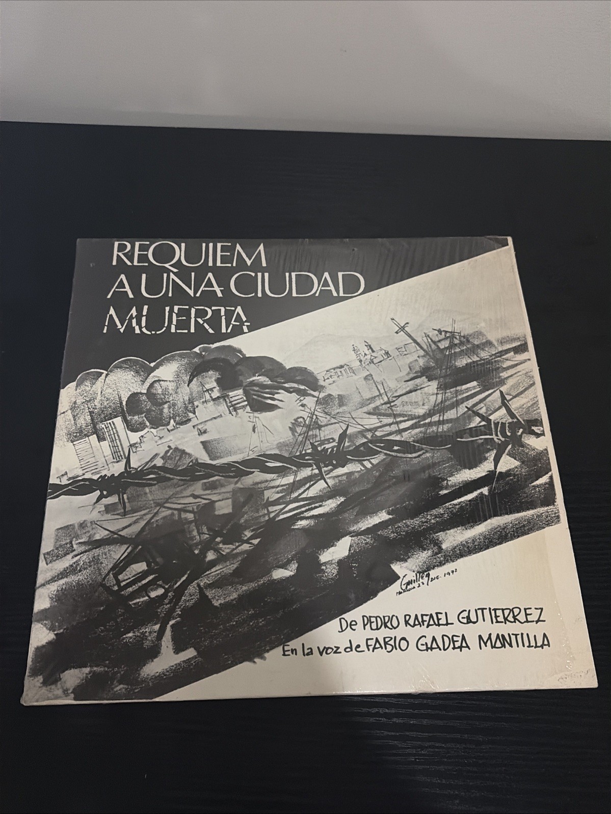Pedro Rafael Gutierrez - Fabio Gadea Mantilla  - Requiem A Una Ciudad Muerta -LP
