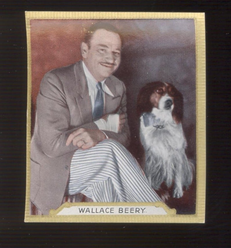 Wallace Beery 1934 Haus Bergmann Die Bunte Welt des Films #133 Cigarette Card