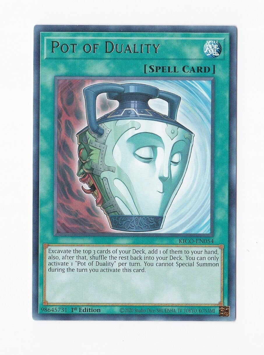 Konami YuGiOh 2020! 1ª Edizione - Vaso della Dualità KICO-EN054