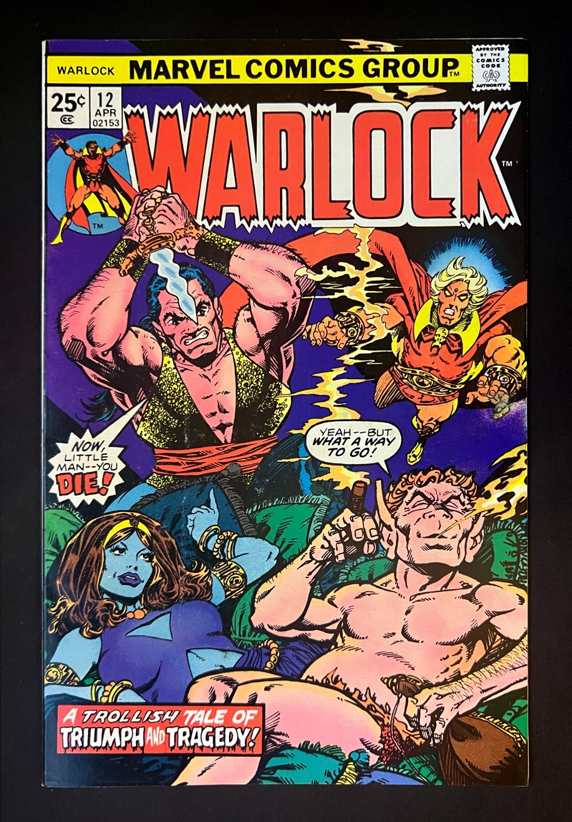 WARLOCK #12 Nice Copy By JIM STARLIN 1st PIP Cover App. Bronze Age Marvel 1976