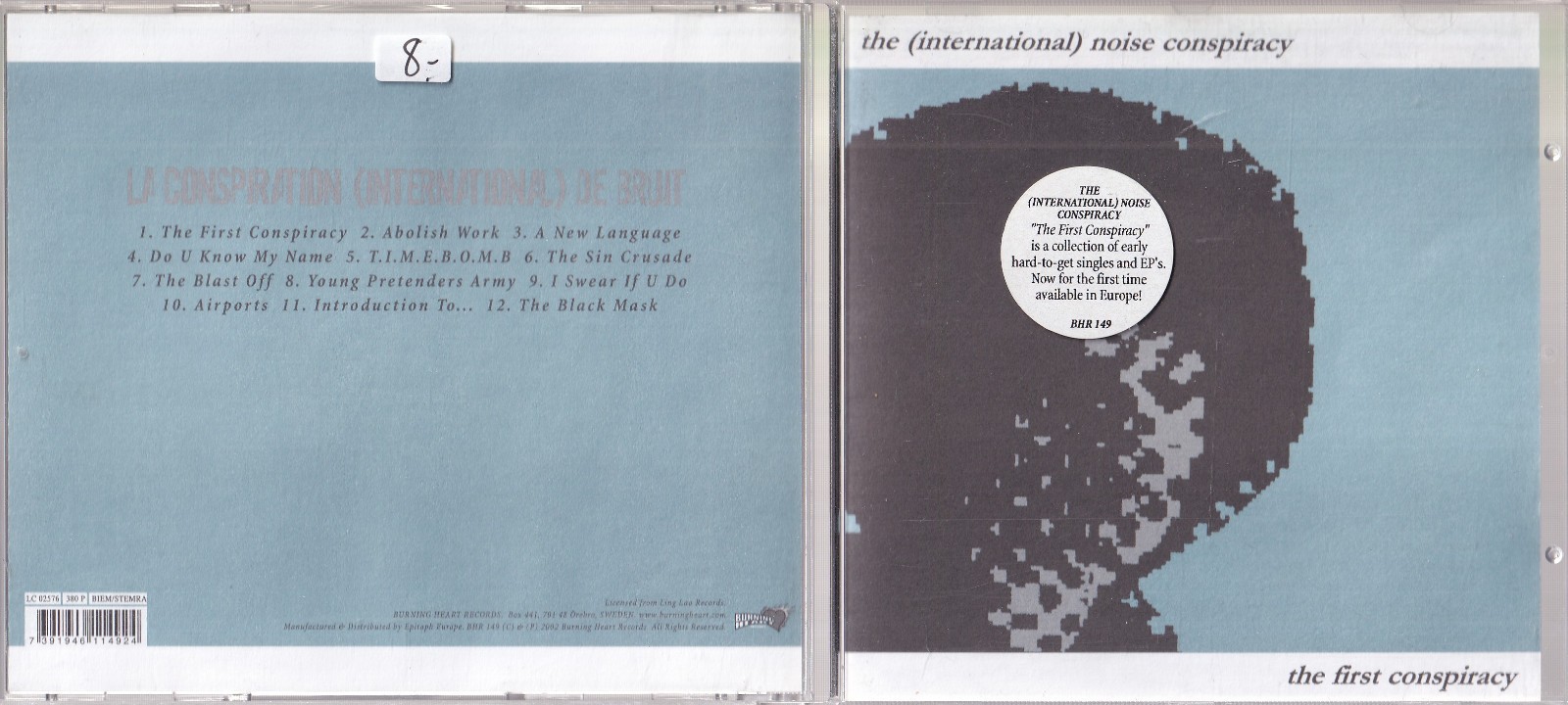The (International) Noise Conspiracy – The First Conspiracy CD Burning Heart