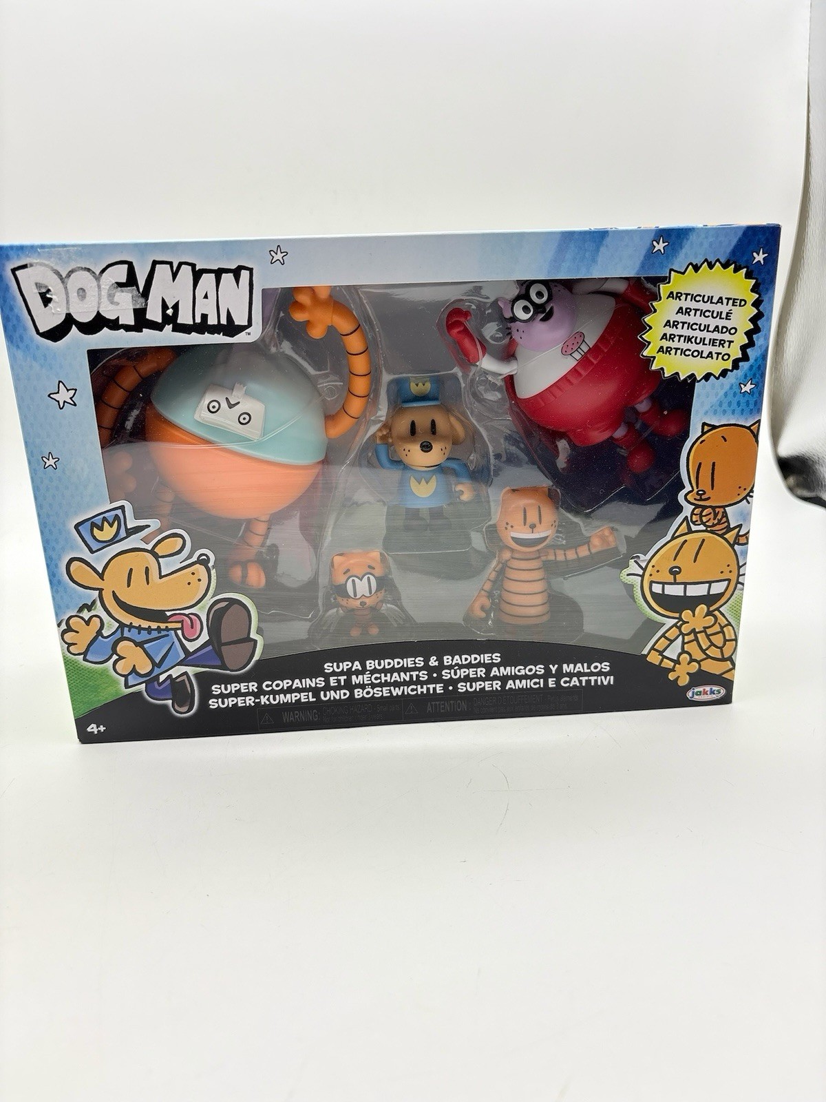 Set di 5 action figure Jakks Pacific Dog Man nuove 2026