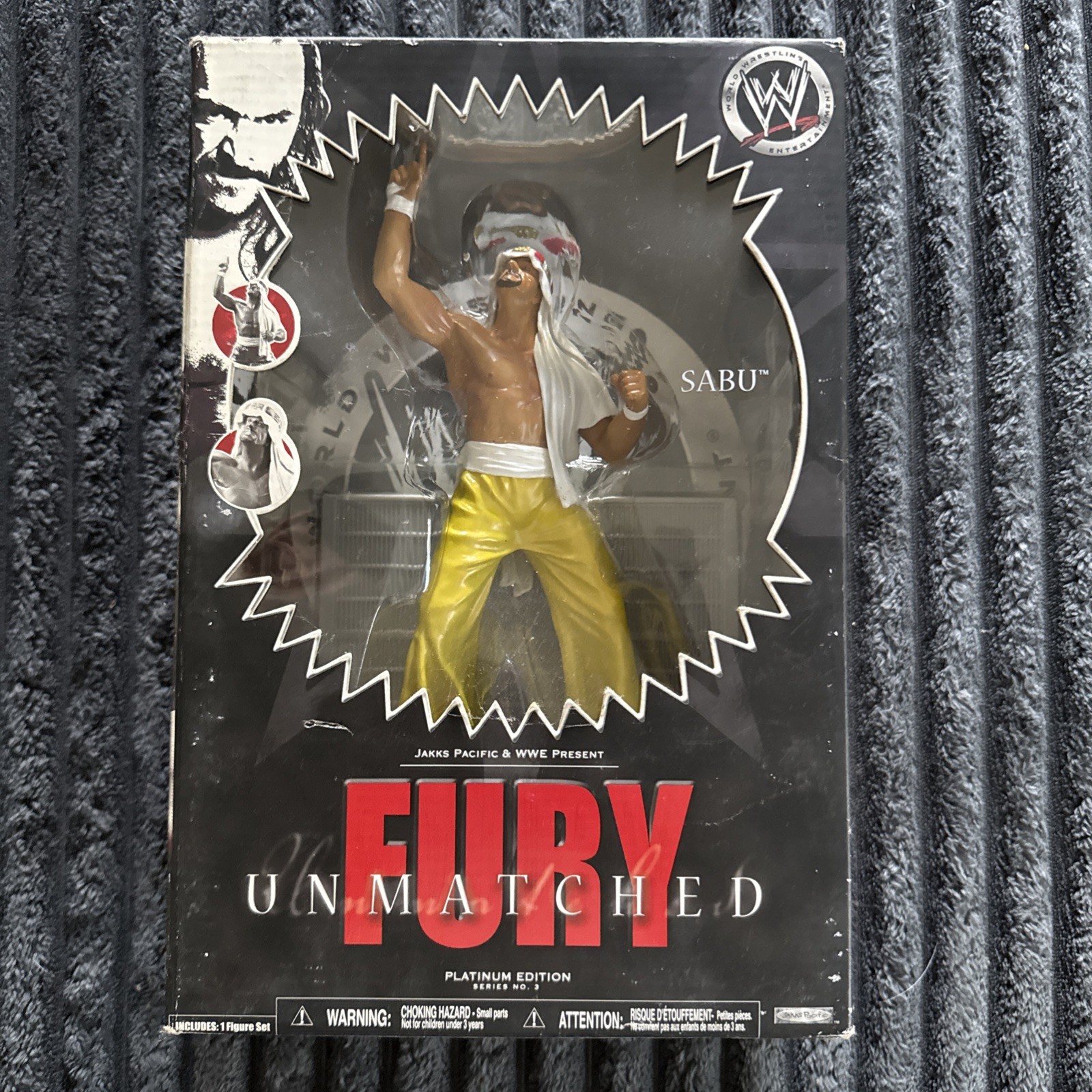 JAKKS Pacific WWE Fury Unmatched Platinum Edition Series 3 Sabu Boxed Figure