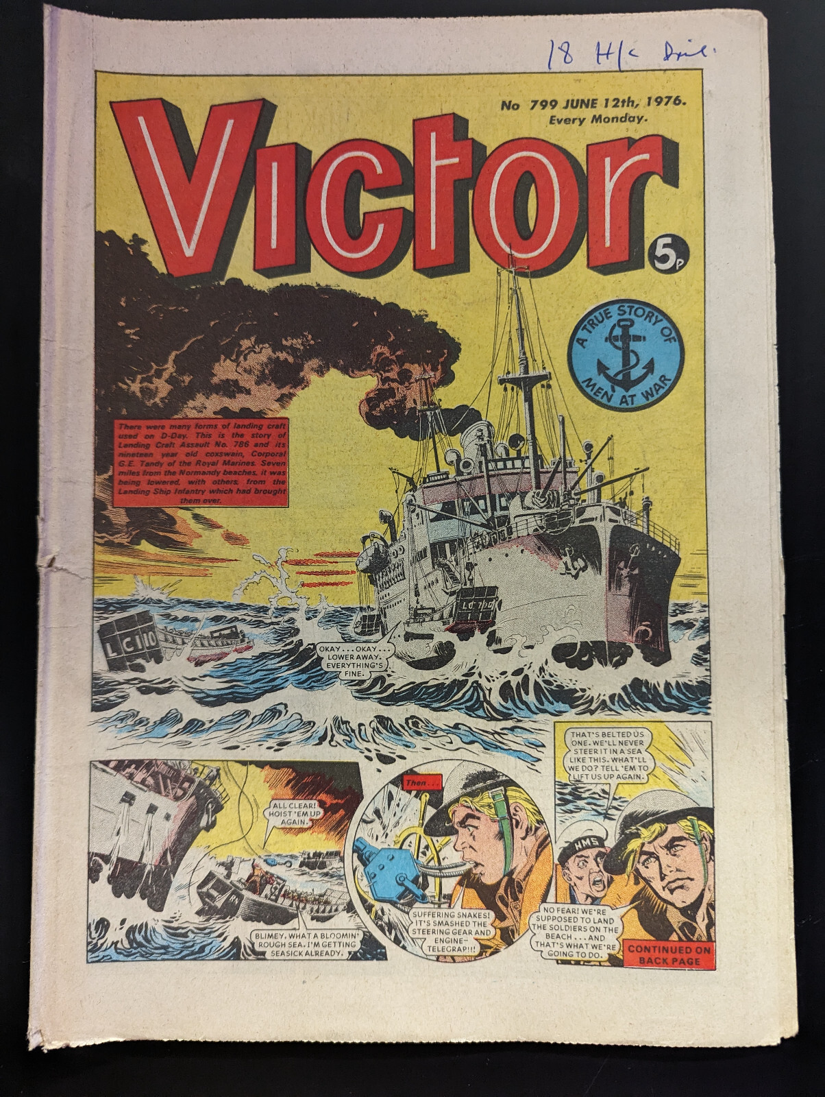 The Victor Comic, No 799, June 12th 1976.