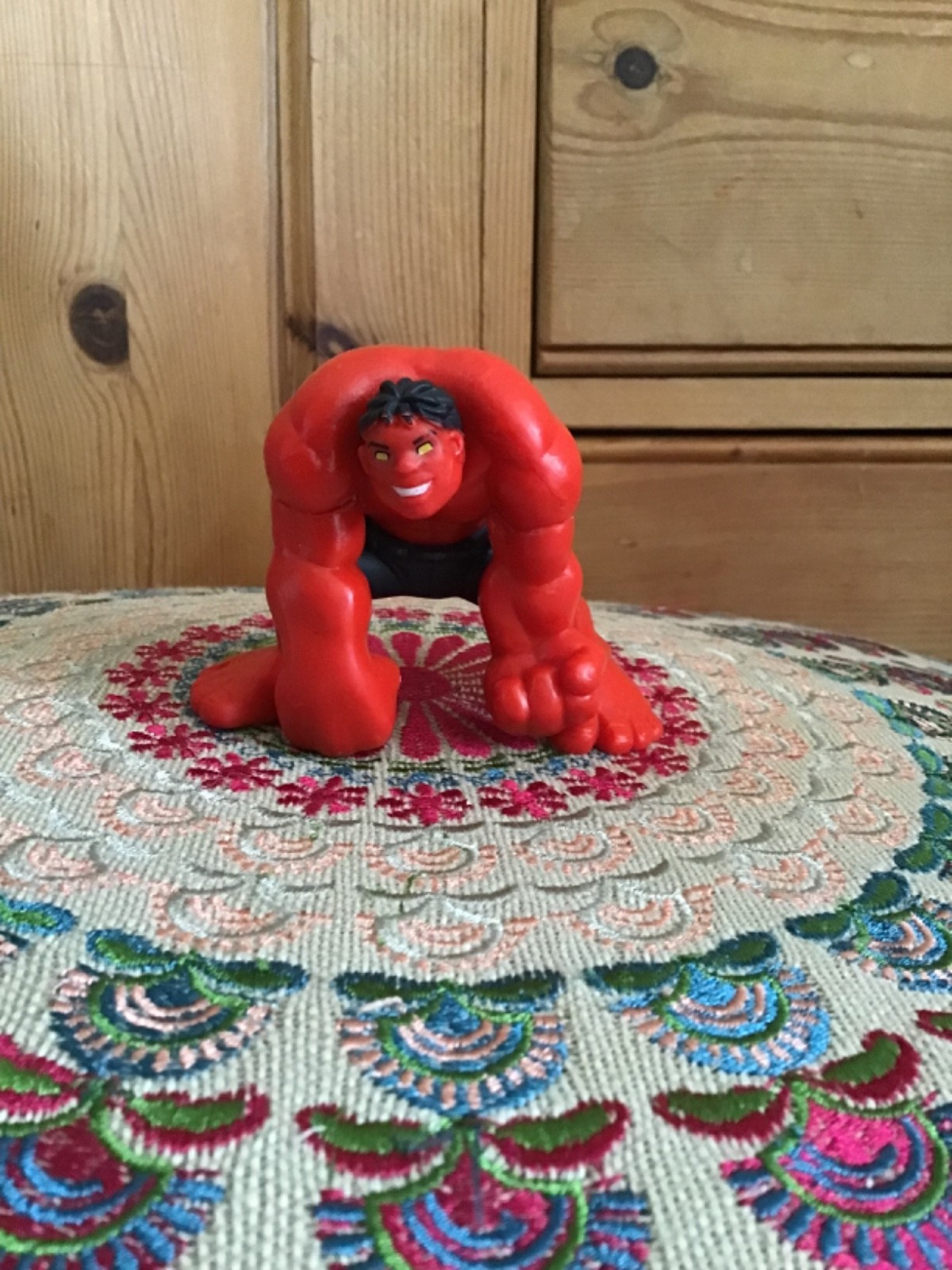 2008 Hasbro Super Hero Squad Red Hulk Action Figure 2.5 Inch