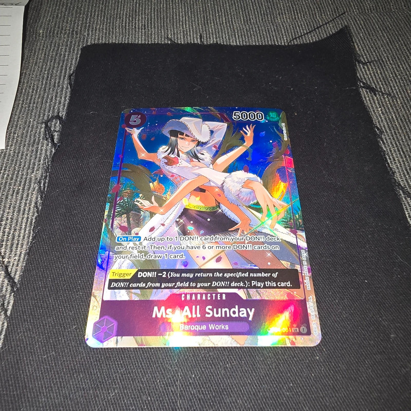 Carta One Piece Ms.All Sunday