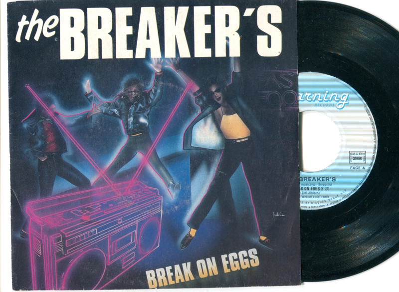 Disque vinyle 45 T - The Breaker's